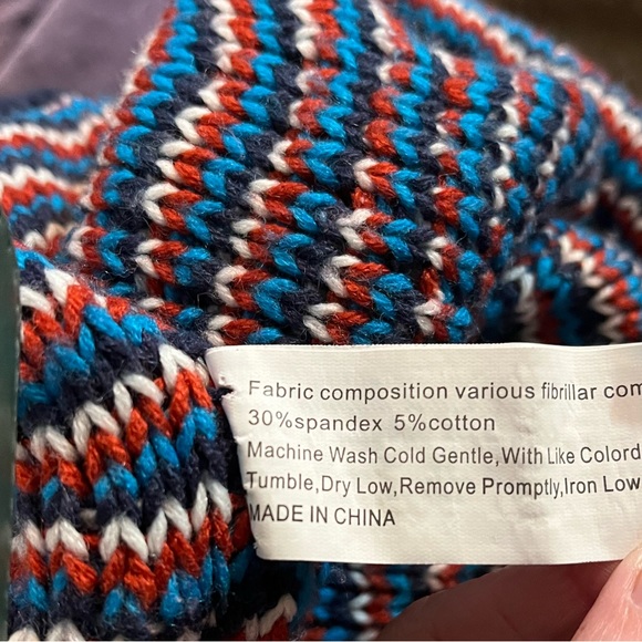 JIFFUNNY & DO Multi-Color Sweater Sz S - Picture 4 of 5